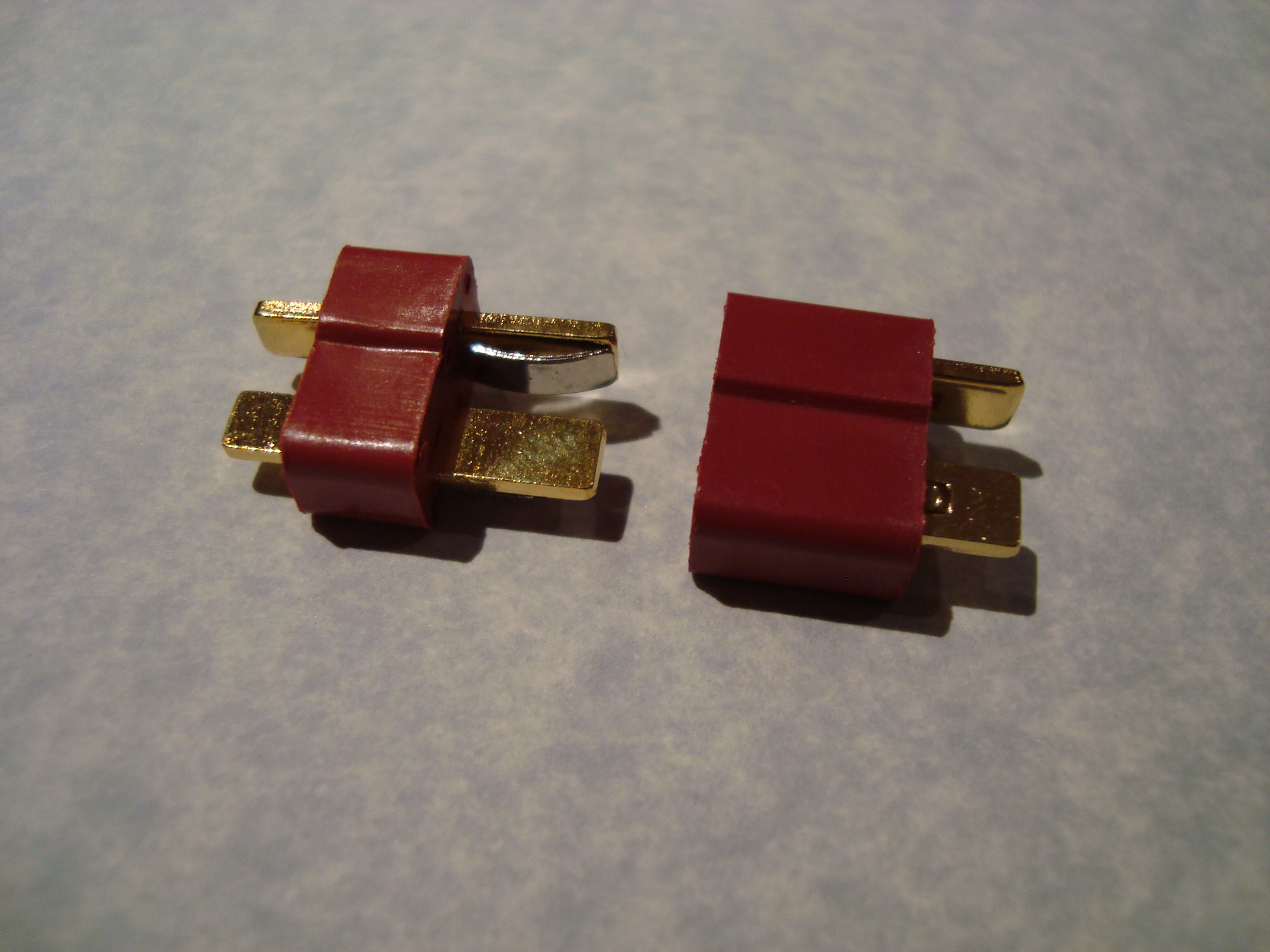(image for) Deans plug (red) male and female connectors